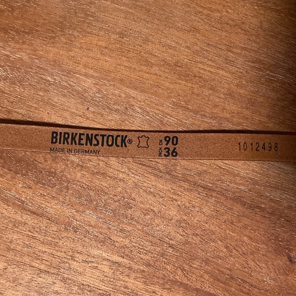 NWOT BIRKENSTOCK OHIO 20MM COGNAC BELT - Picture 3 of 8